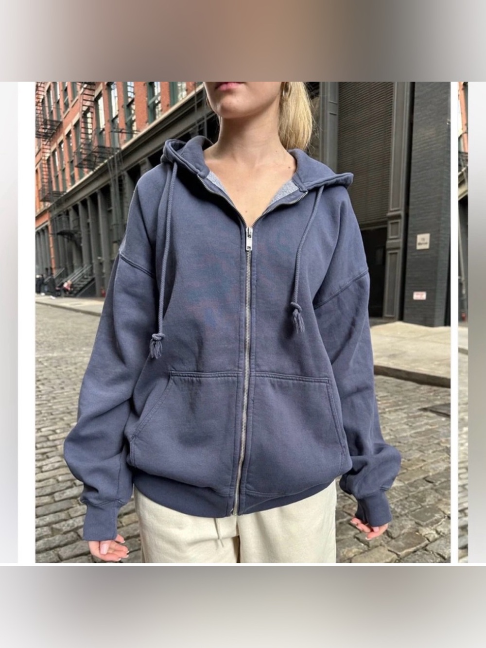 Brandy Melville Christy Hoodie - Picture 3 of 5